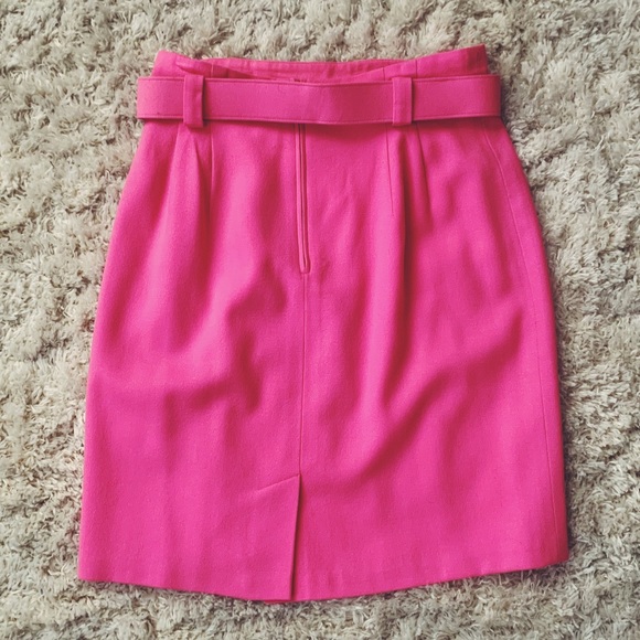 Vintage Anne Taylor hot pink skirt - Picture 3 of 4